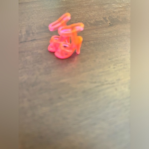 9 pairs of Barbie Doll Shoes Pink Purple Red Green Orange Open Toe Ballet Heels - Picture 2 of 10